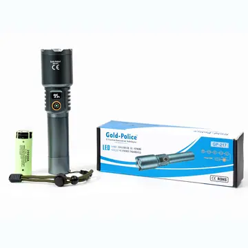 Standart Led’leri Unutun Gold  Gp-217 Tg Led, Işığı Yüzlerce Metre Öteye Odaklayan Özel Lens Yapısı Ve Şarj Edilebilir Dev Bataryasıyla Profesyonellerin Tercihi. Geceyi Gündüze Çeviren Gerçek G