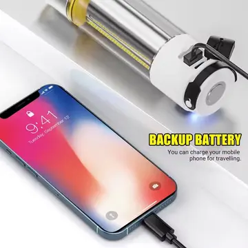 1000 Lümen Güçlü Aydınlatmaya Sahip Gold  Gp-222 İle Kamp Gecelerini Aydınlatın Hem El Feneri Hem De Kamp Lambası Olarak Kullanılabilen Çok Fonksiyonlu Yapısı, Usb Şarj Özelliği Ve Dayanıklı Gö