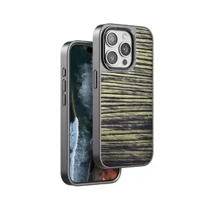Venco  İphone 15 Pro Max Wave Kapak - Koyu Kahve