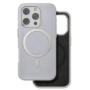 Venco  İphone 16 Pro Puskas Magsafe Kapak - Titan Gri