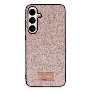 Onegif Samsung Galaxy A55 5g Bright Simli Kapak - Pembe