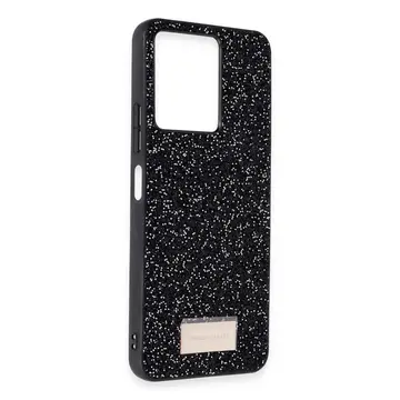 Onegif Xiaomi Redmi 13c Bright Simli Kapak - Siyah