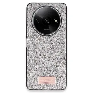 Onegif Xiaomi Redmi A3 4g Bright Simli Kapak - Gümüş
