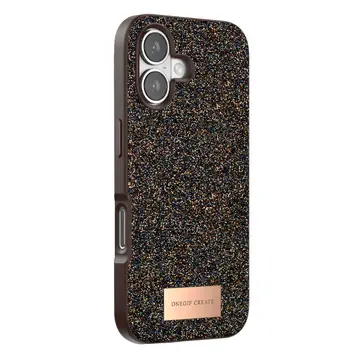 Onegif  İphone 17 Bright Simli Kapak - Gold