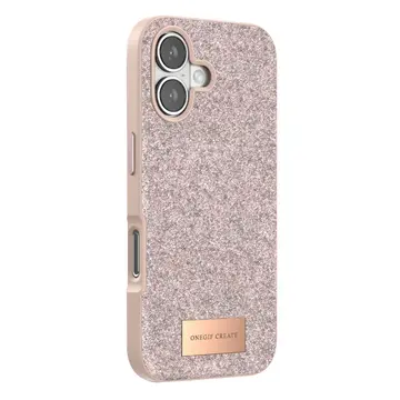 Onegif  İphone 17 Bright Simli Kapak - Pembe