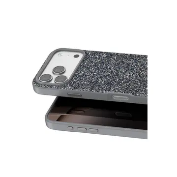 Onegif  İphone 17 Pro Bright Simli Kapak - Gümüş