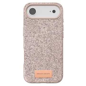 Onegif  İphone 17 Air Bright Simli Kapak - Pembe