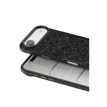 Onegif  İphone 17 Air Bright Simli Kapak - Siyah