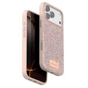 Onegif  İphone 17 Pro Max Bright Simli Kapak - Pembe