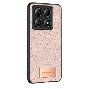 Onegif Xiaomi Mi 14t Pro Bright Simli Kapak - Pembe