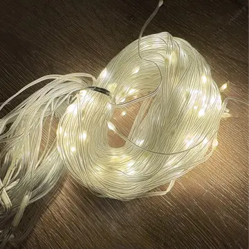2*2 Perde Led 192 Led Sarı Işık 8 Fonksiyonlu Mz-14-6