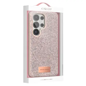 Onegif Samsung Galaxy S26 Ultra Bright Simli Kapak - Siyah