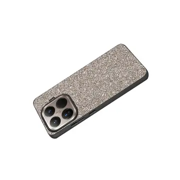 Onegif Xiaomi Mi 15t Pro Bright Simli Kapak - Gümüş