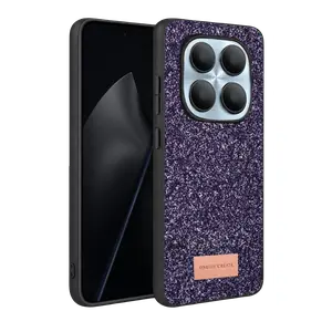 Onegif Xiaomi Redmi Note 15 Pro 5g Bright Simli Kapak - Derin Mor