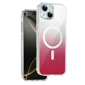Onegif  İphone 15 Sora Simli Magsafe Kapak - Kırmızı