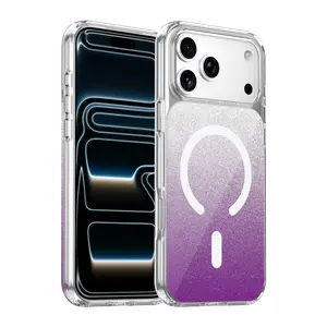 Onegif  İphone 17 Pro Max Sora Simli Magsafe Kapak - Mor