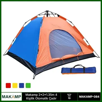 2.2*2.5*1.35m 4 Kişilik Otomatik Çadır