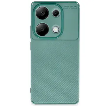 Xiaomi Redmi Note 13 Pro 4g Kılıf Auto Focus Karbon Kapak - Koyu Yeşil