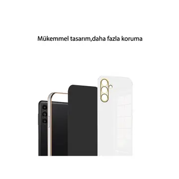 Samsung Galaxy A55 5g Kılıf Volet Silikon - Mor