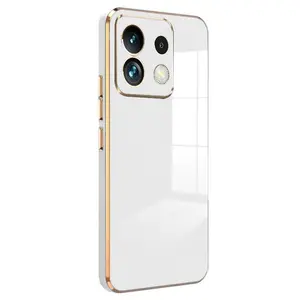 Xiaomi Poco M6 Pro 4g Kılıf Volet Silikon - Beyaz
