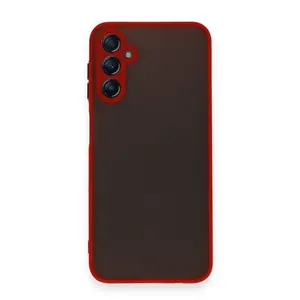 Samsung Galaxy A15 4g Kılıf Montreal Silikon Kapak - Kırmızı