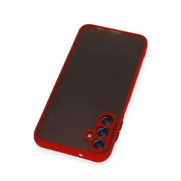 Samsung Galaxy A25 5g Kılıf Montreal Silikon Kapak - Kırmızı