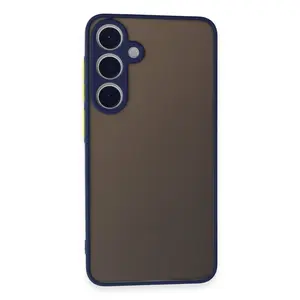 Samsung Galaxy S24 Kılıf Montreal Silikon Kapak - Lacivert