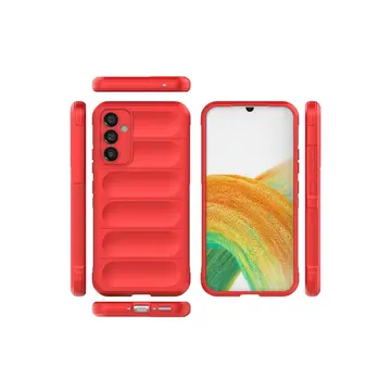Samsung Galaxy A25 5g Kılıf Optimum Silikon - Kırmızı