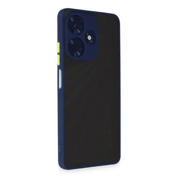 İnfinix Hot 30 4g Kılıf Montreal Silikon Kapak - Lacivert