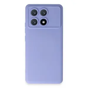 Xiaomi Poco X6 Pro Kılıf Nano İçi Kadife Silikon - Lila