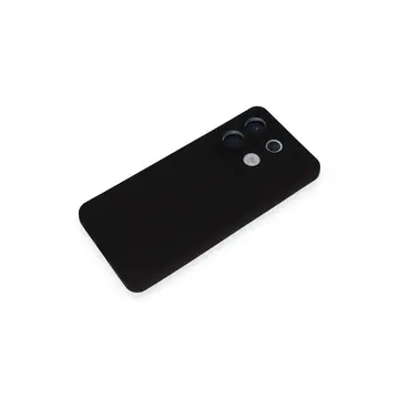Xiaomi Redmi Note 13 Pro 5g Kılıf Nano İçi Kadife Silikon - Siyah