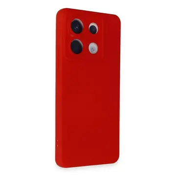 Xiaomi Redmi Note 13 Pro 5g Kılıf Nano İçi Kadife Silikon - Kırmızı