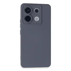 Xiaomi Redmi Note 13 Pro 5g Kılıf Nano İçi Kadife Silikon - Gri