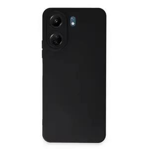 Xiaomi Redmi 13c Kılıf Nano İçi Kadife Silikon - Siyah