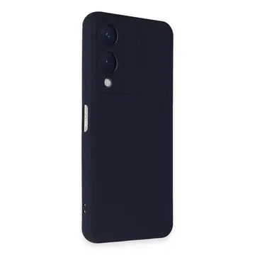 Vivo Y17s Kılıf Nano İçi Kadife Silikon - Lacivert