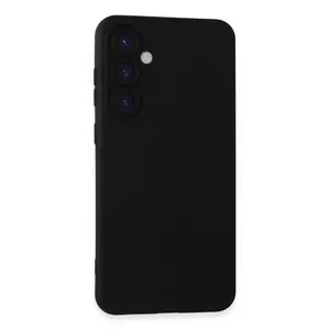 Samsung Galaxy S24 Kılıf Nano İçi Kadife Silikon - Siyah