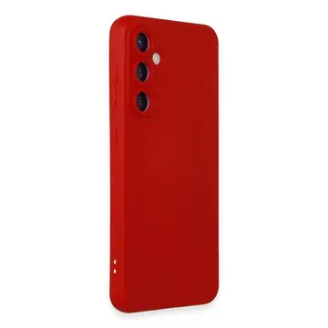 Samsung Galaxy S24 Kılıf Nano İçi Kadife Silikon - Kırmızı