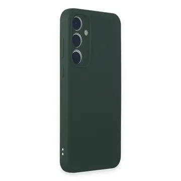 Samsung Galaxy A15 4g Kılıf First Silikon - Koyu Yeşil