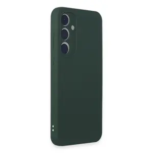 Samsung Galaxy A35 5g Kılıf First Silikon - Koyu Yeşil