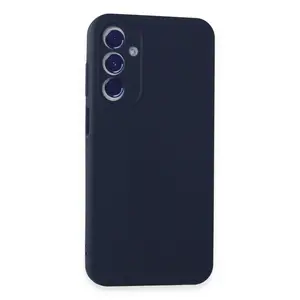 Samsung Galaxy A55 5g Kılıf First Silikon - Lacivert