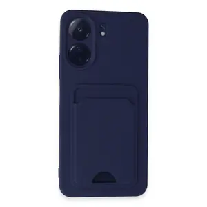 Xiaomi Redmi 13c Kılıf Kelvin Kartvizitli Silikon - Lacivert