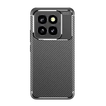 Xiaomi Mi 14t Pro Kılıf Auto Focus Karbon Kapak - Siyah