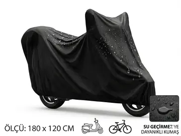 Motosiklet Ve Scooter Koruma Brandası – Su Ve Toz Geçirmez 180x120 Cm