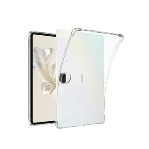Huawei Honor Pad 9 Kılıf Anti Shock Tablet Silikon - Şeffaf