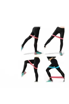Pilates Squat Aerobik Direnç Lastiği 5 Li Paket