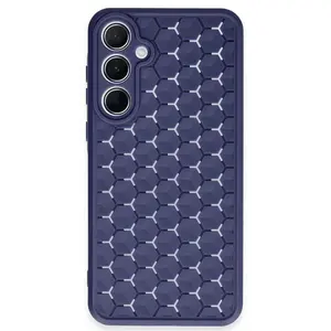Samsung Galaxy A25 5g Kılıf Petek Silikon Kapak - Lacivert