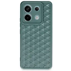 Xiaomi Redmi Note 13 Pro 5g Kılıf Petek Silikon Kapak - Koyu Yeşil