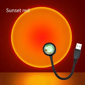 Taşınabilir Usb Sunset Lamba: Ev Ve Araba İçin Ambiyans Işığı