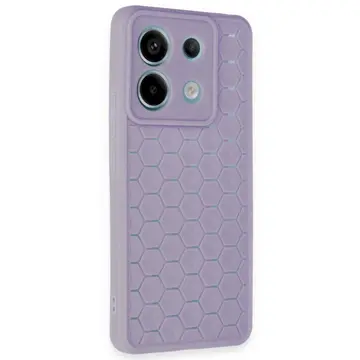 Xiaomi Redmi Note 13 Pro 5g Kılıf Petek Silikon Kapak - Lila