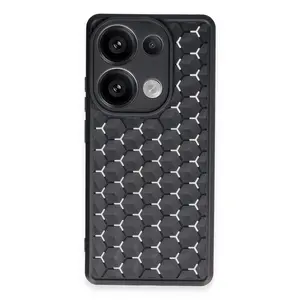 Xiaomi Redmi Note 13 Pro 4g Kılıf Petek Silikon Kapak - Siyah